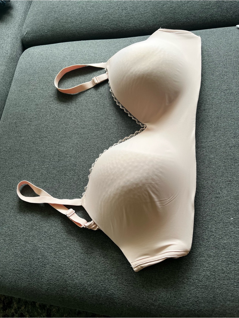 Maidenform Pure Comfort Wireless Bra Size 2X Convertible Pale Pink